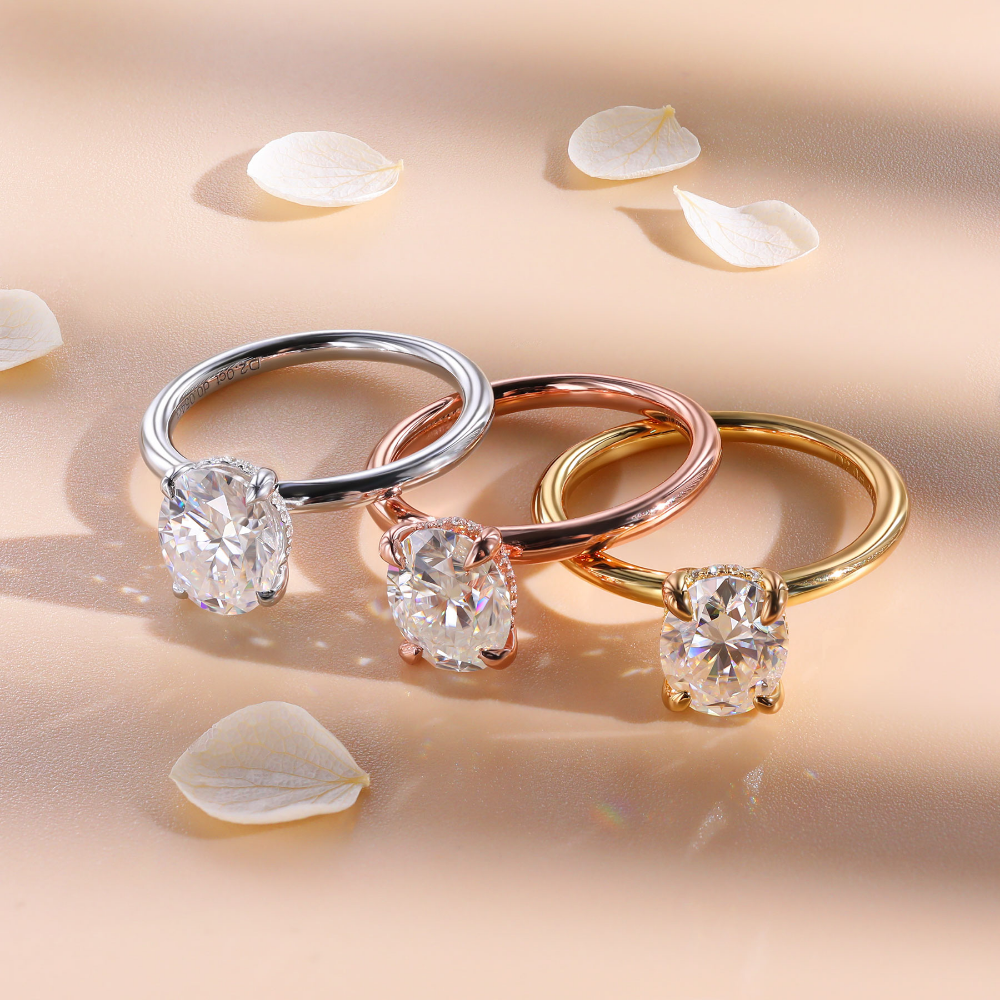 Beautiful Moissanite Ring size chart